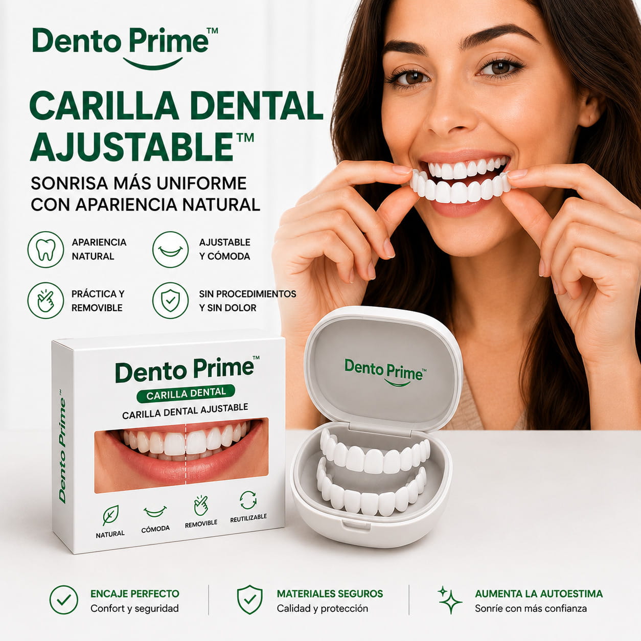 Dento Prime™ - Carilla Dental Estética Ajustable