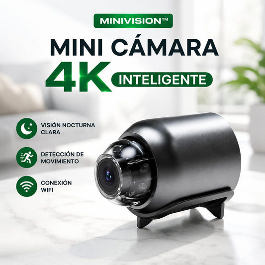 MiniVision™ – Mini Cámara 4K Inteligente