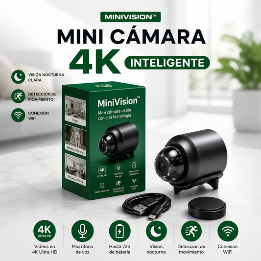 MiniVision™ – Mini Cámara 4K Inteligente